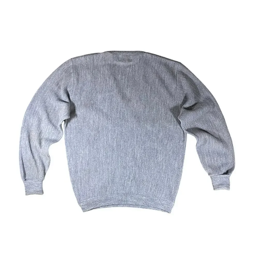 Vintage 70s Lacoste x Izod Gray Orion Sweater - L